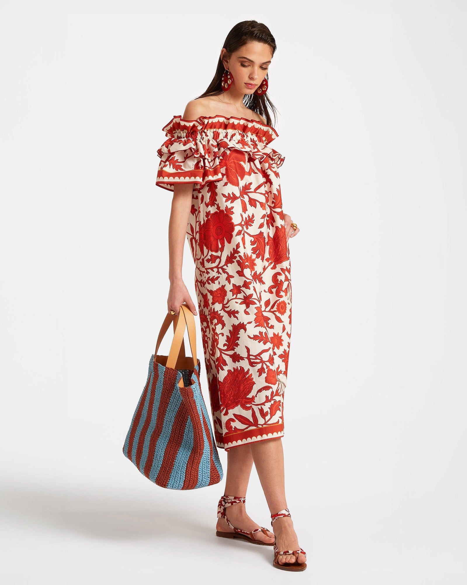 Women | Breakfast Dress  | Red