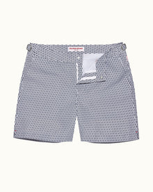 Men | Bulldog Swim Boxer | White/Midnight Navy