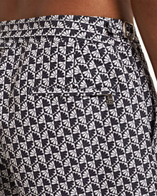 Bulldog Navy/White Otaru Mid-Length Swim Shorts | Navy/ White