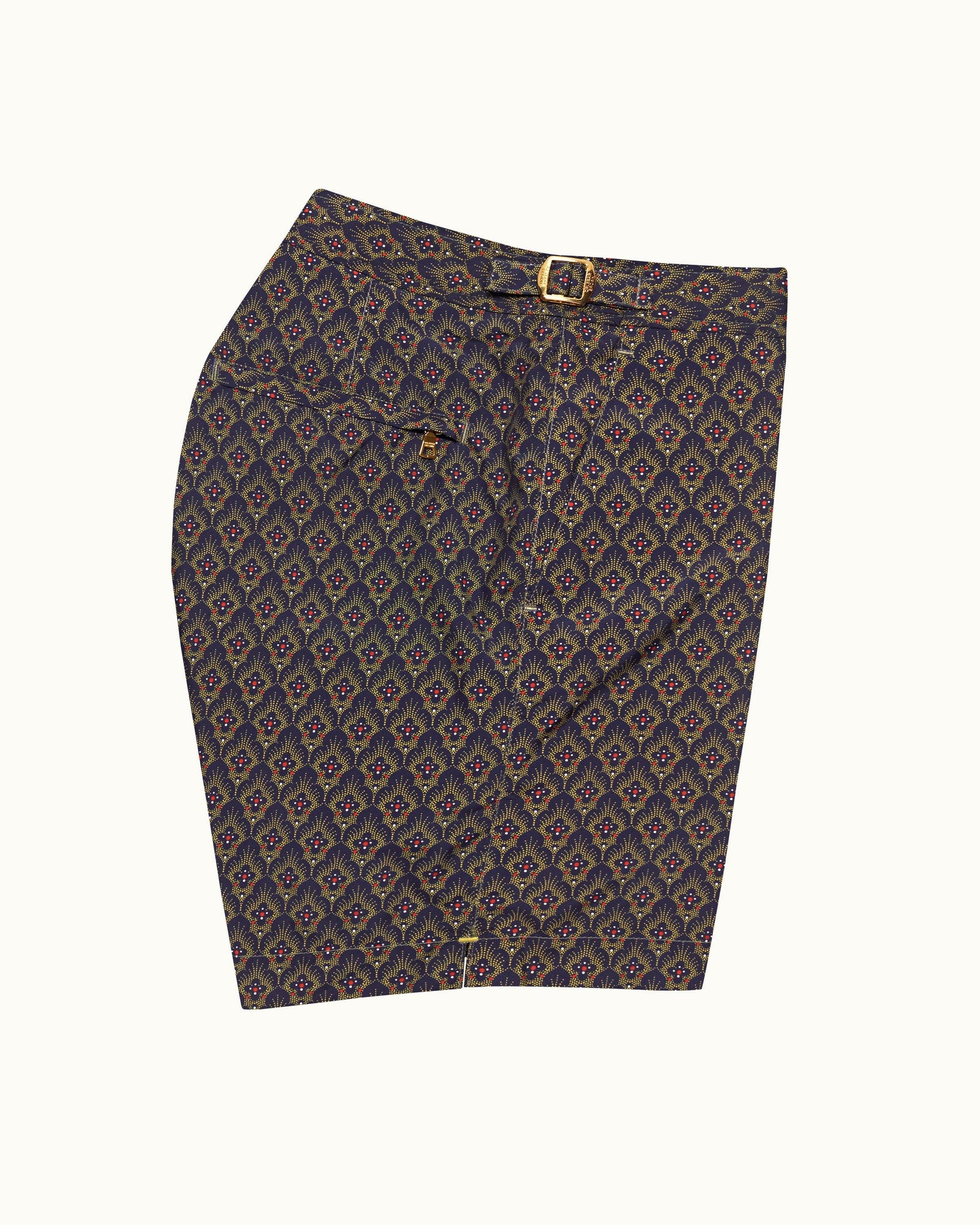 Bulldog Midnight Navy Sunny Deco Mid-Length Swim Shorts | Midnight Navy