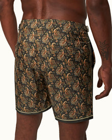 Palm Sunny Paisley Mid-Length Swim Shorts | Palm