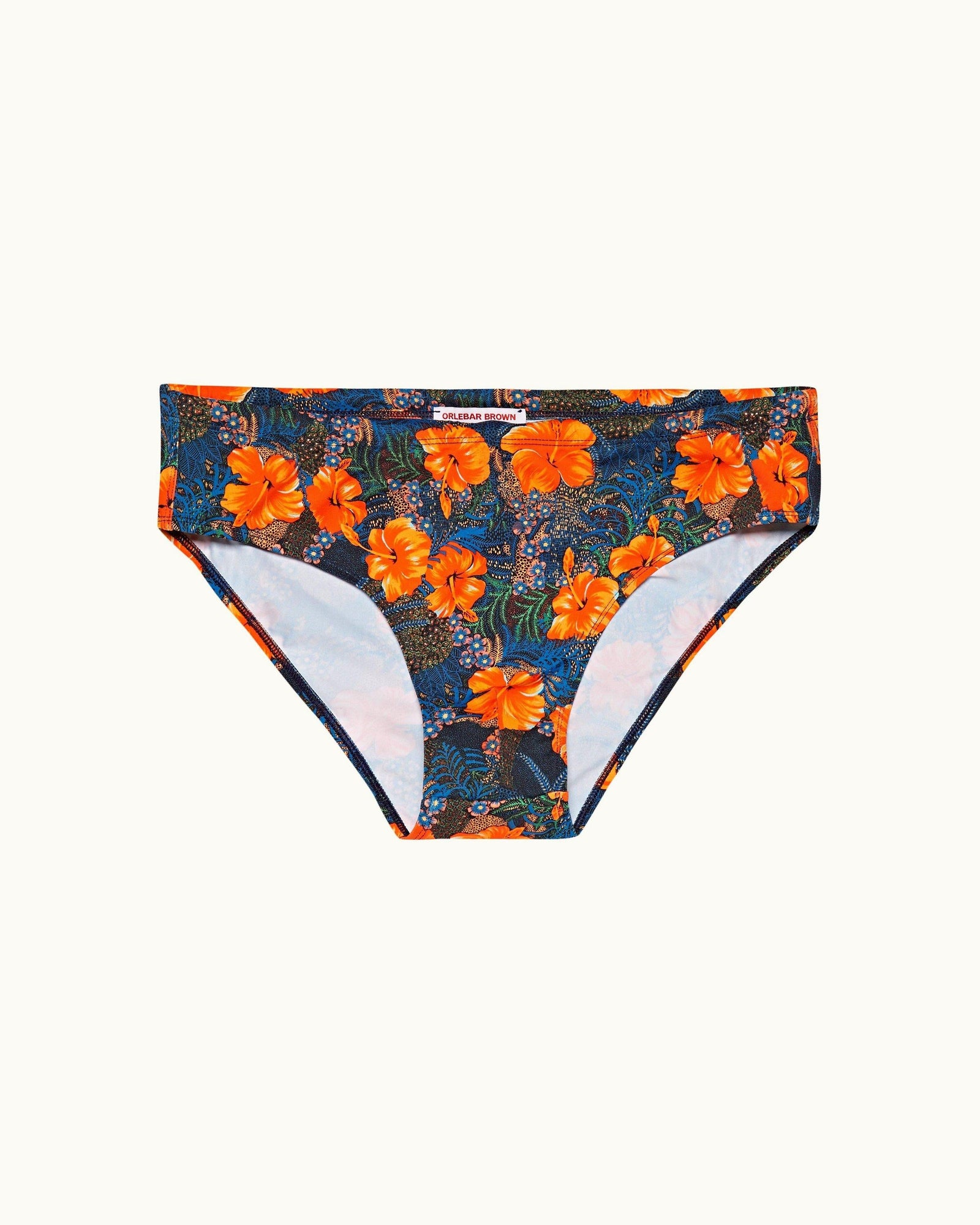 Multi Club Tropicana Print Tailored Fit Swim Briefs | Multi