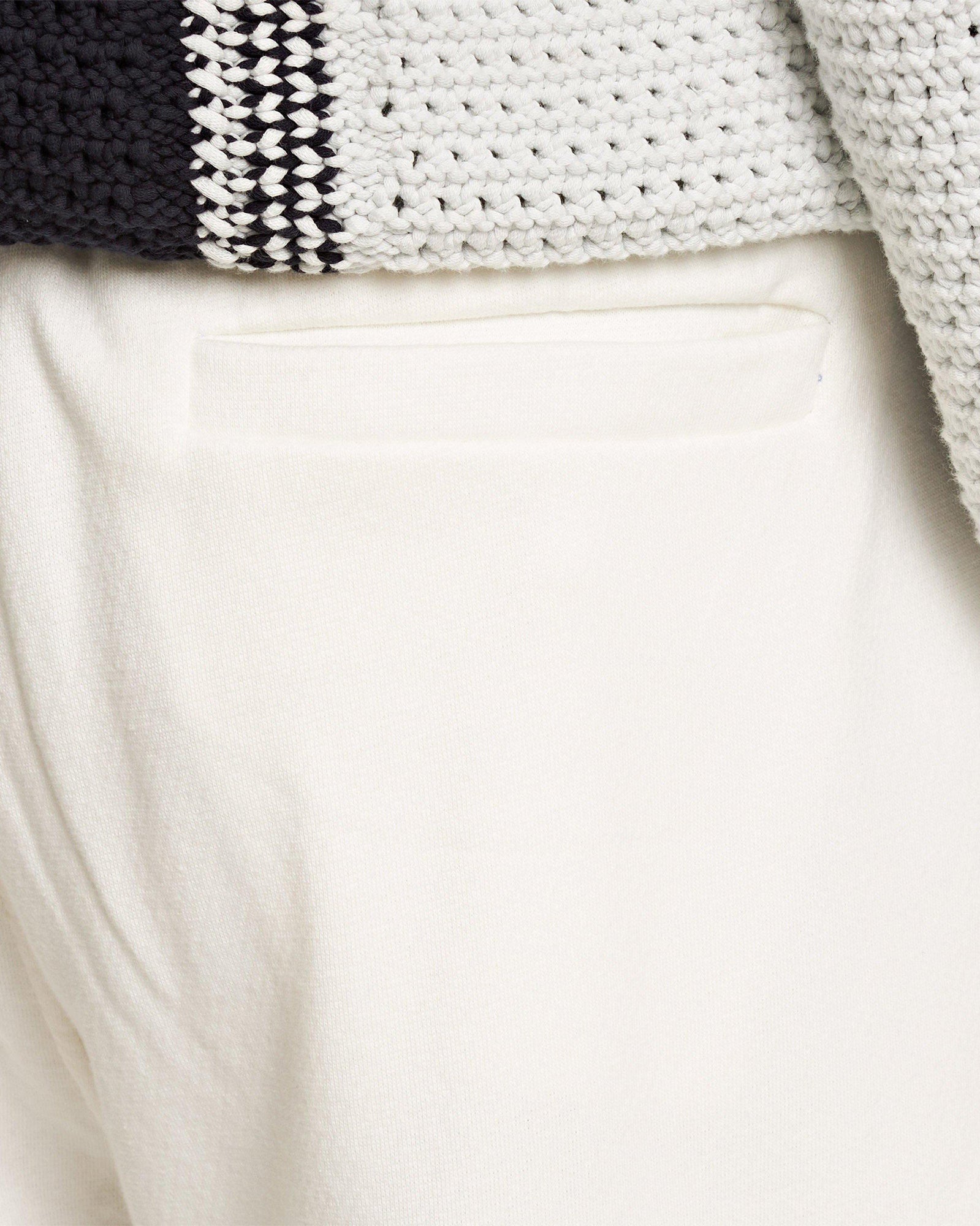 Sea Mist Classic Fit Textured Cotton Sweatpants | Sea Mist