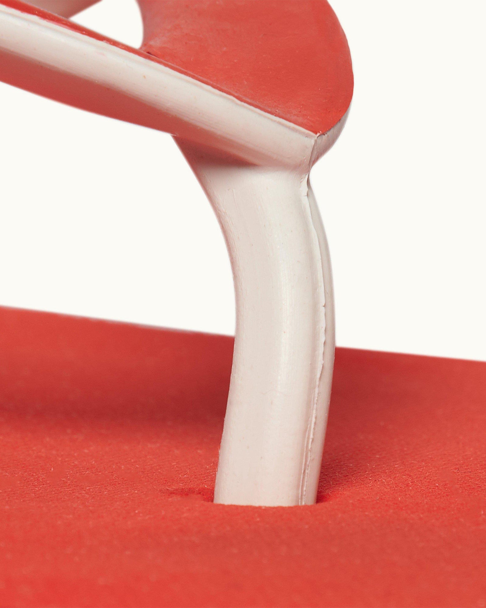 Haston Summer Red O.B Logo Flip Flops | Summer Red