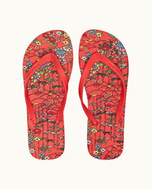 Vermillion Solo Fantasy Flip Flops | Vermillion