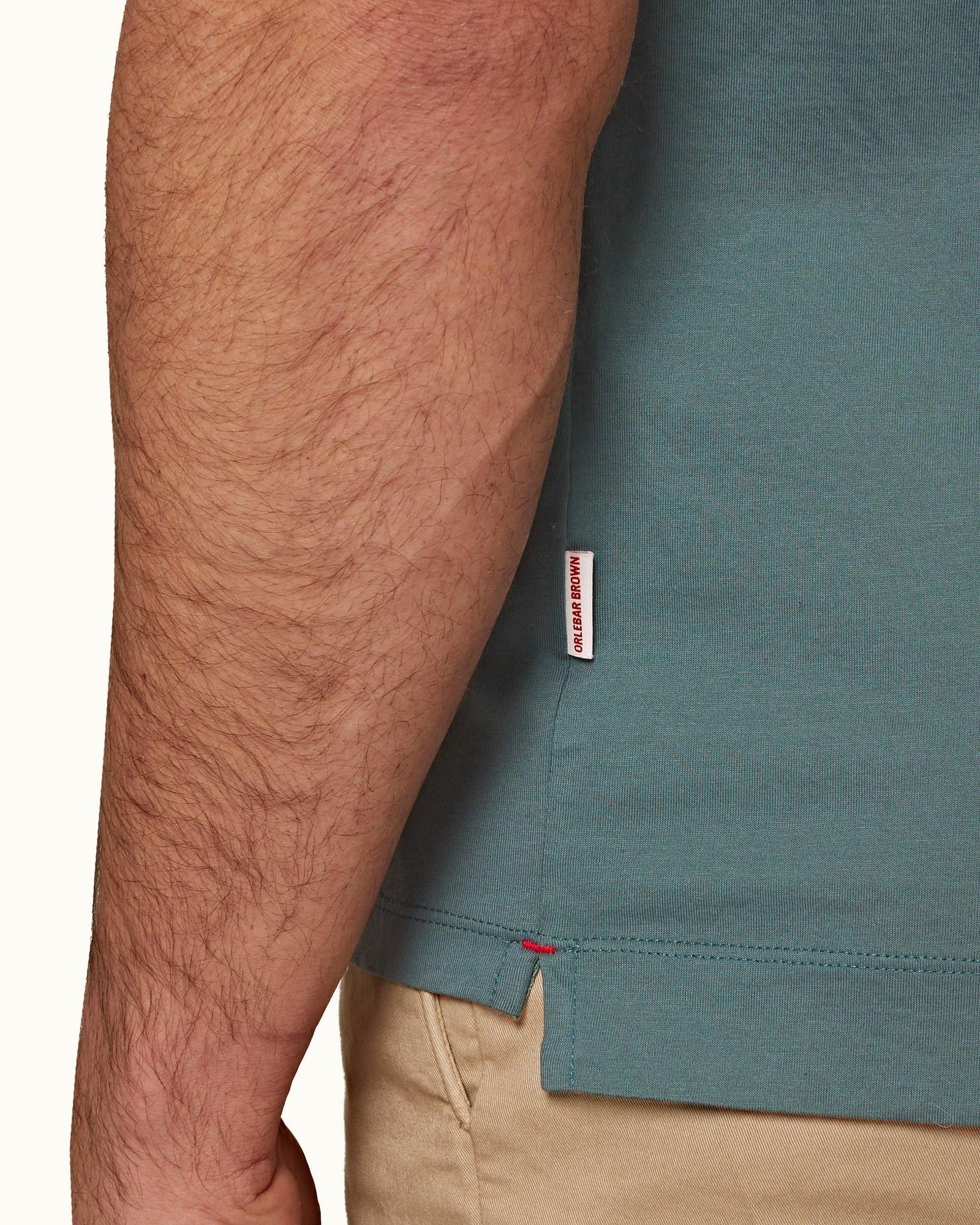 Linwood Sage Classic Fit Mercerised Cotton Polo Shirt | Sage