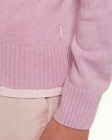 Lorca Cashmere Conch Pink Tailored Fit Cashmere Jumper | Conch Pink