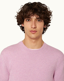 Lorca Cashmere Conch Pink Tailored Fit Cashmere Jumper | Conch Pink