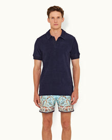 Dusk Classic Fit Towelling Polo Shirt | Dusk