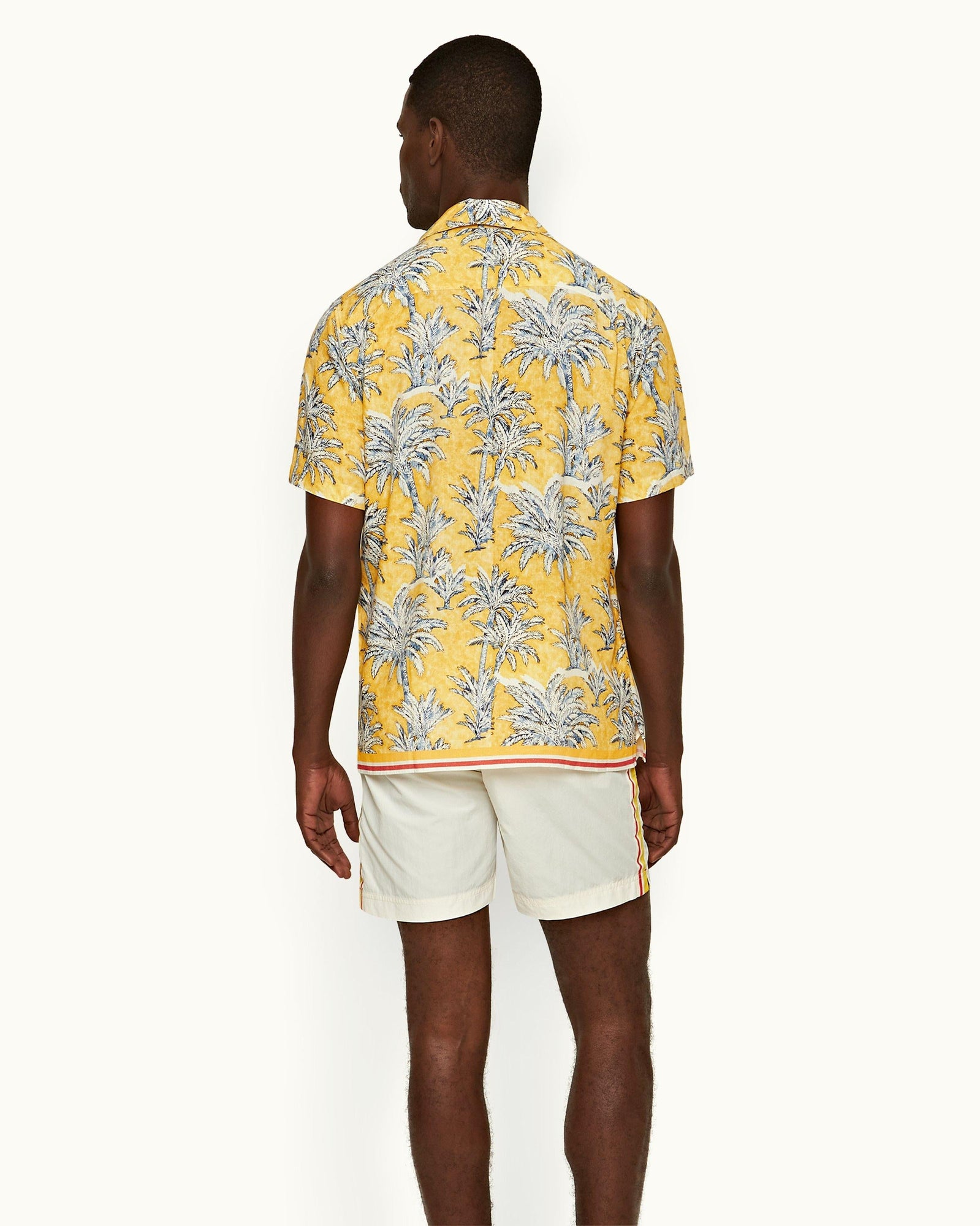 Toucan Palm Border Capri Collar Shirt | Toucan