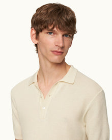 Sea Mist Classic Fit mercerised Cotton Polo Shirt | Sea Mist