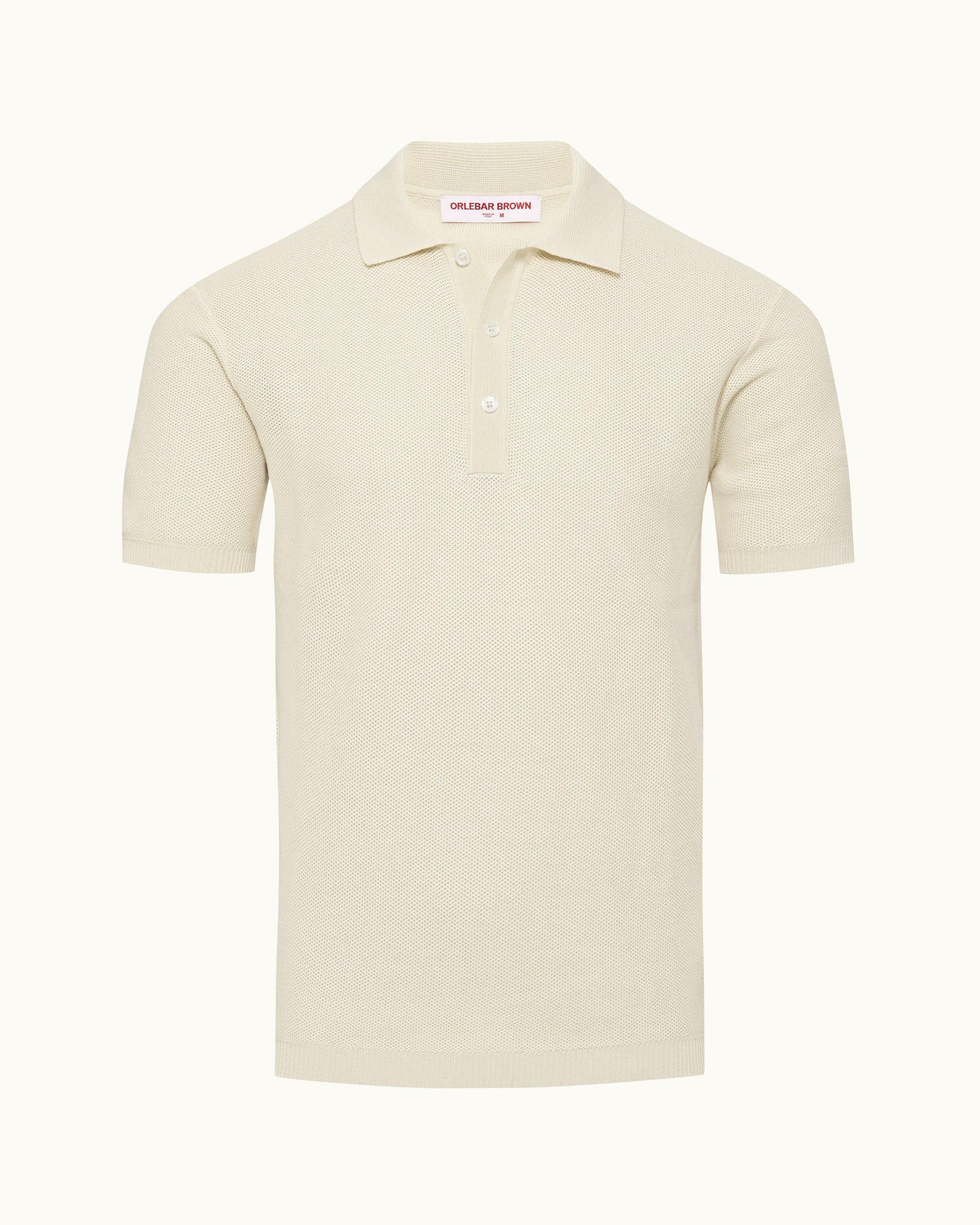 Sea Mist Classic Fit mercerised Cotton Polo Shirt | Sea Mist