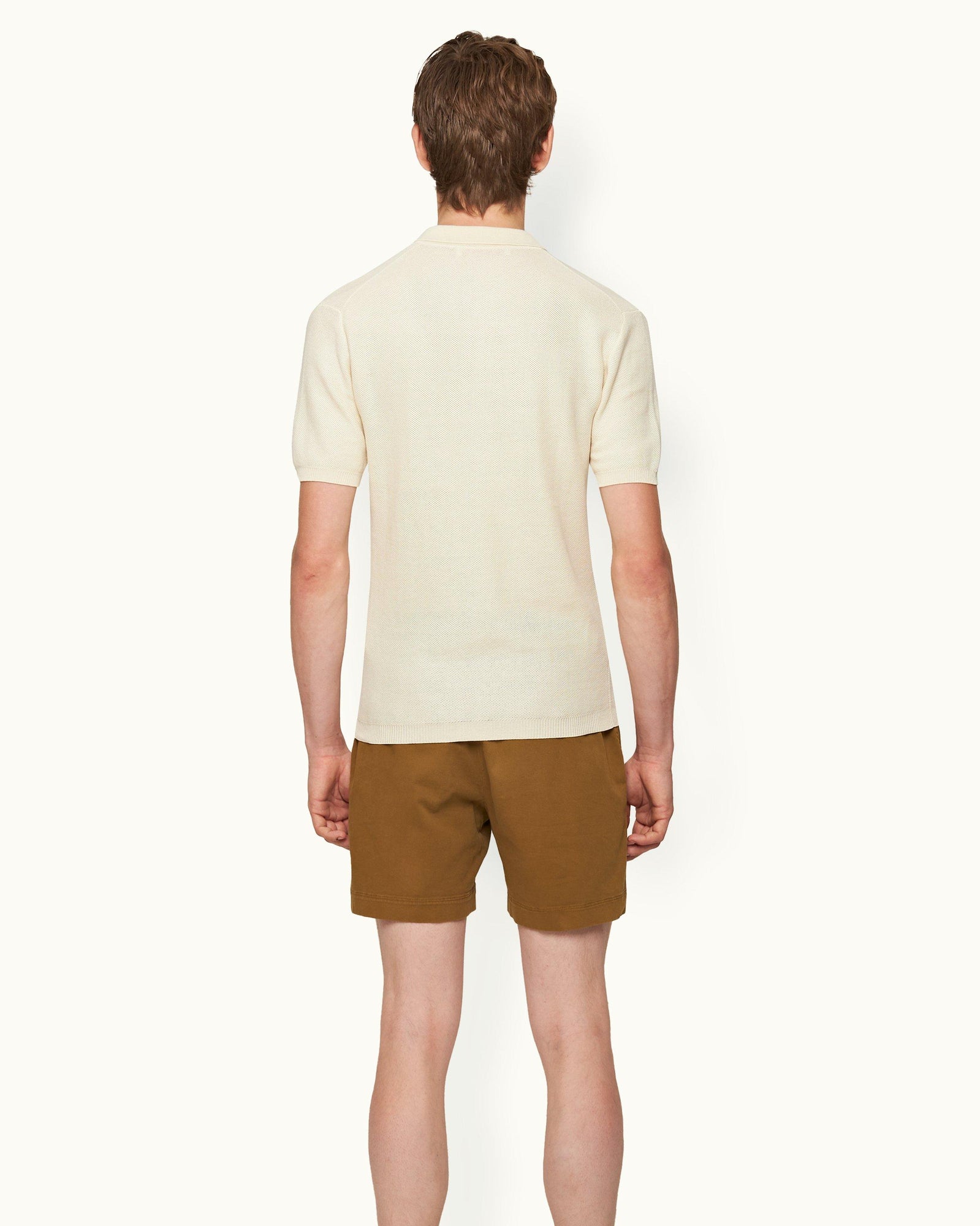 Sea Mist Classic Fit mercerised Cotton Polo Shirt | Sea Mist