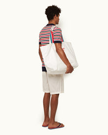 Mina Towelling Multi Towelling Stripe Tailored Fit Polo Shirt | Multi