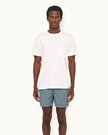 Ob Classic White Classic Fit Garment-Dye Organic Cotton T-shirt | White