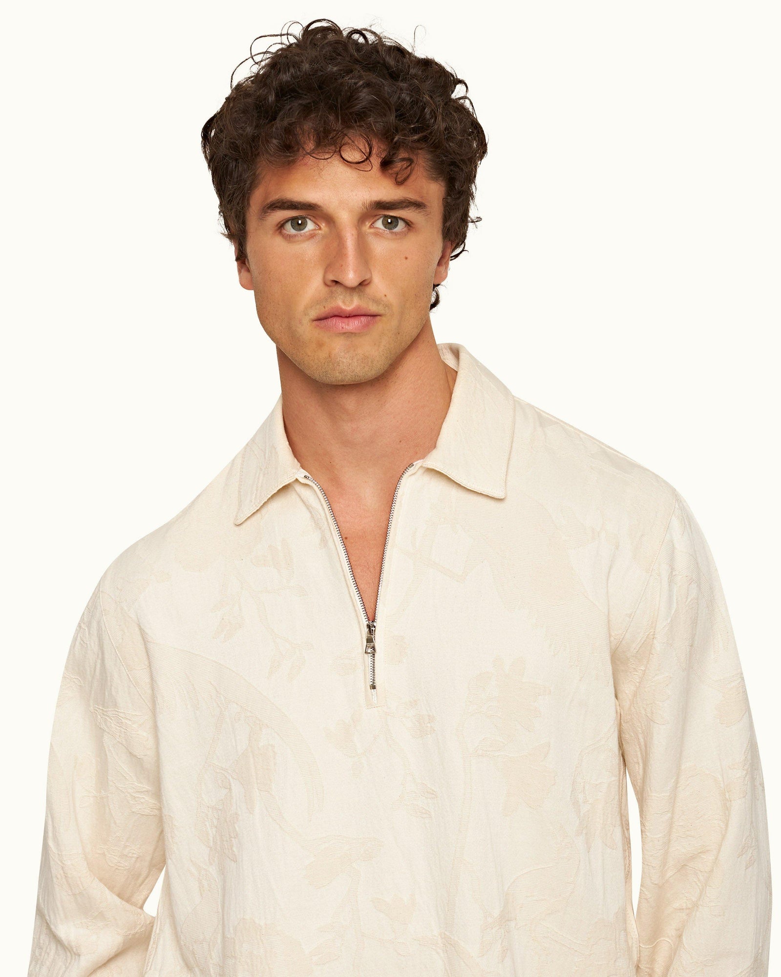 White Sand Relaxed Fit Overhead Cotton Smock | White Sand