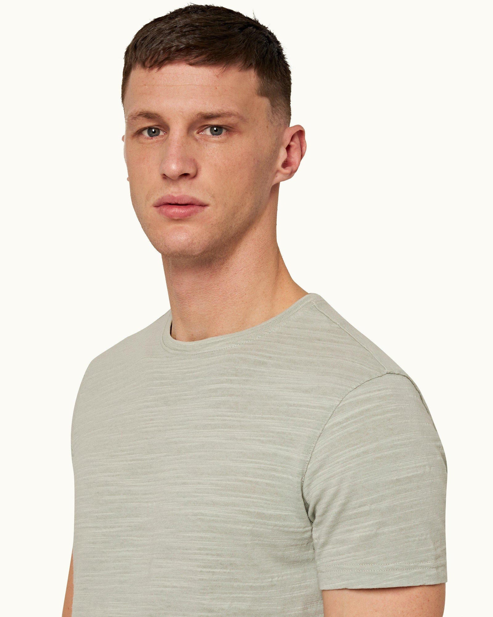 Cliff Grey Classic Fit Garment Dye T-shirt | Cliff Grey