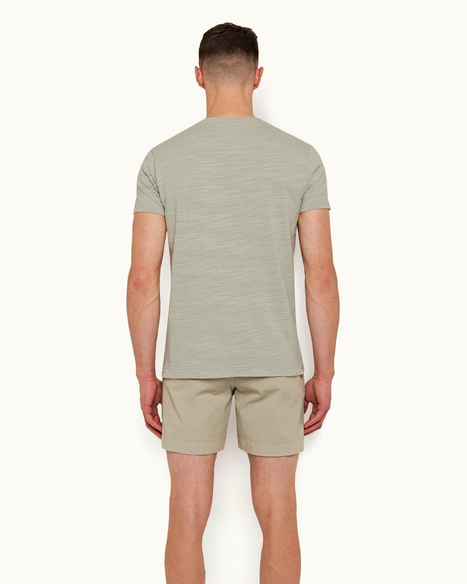 Cliff Grey Classic Fit Garment Dye T-shirt | Cliff Grey