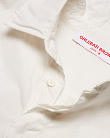 White Sand Relaxed Fit Overhead Organic Cotton Shirt | White Sand