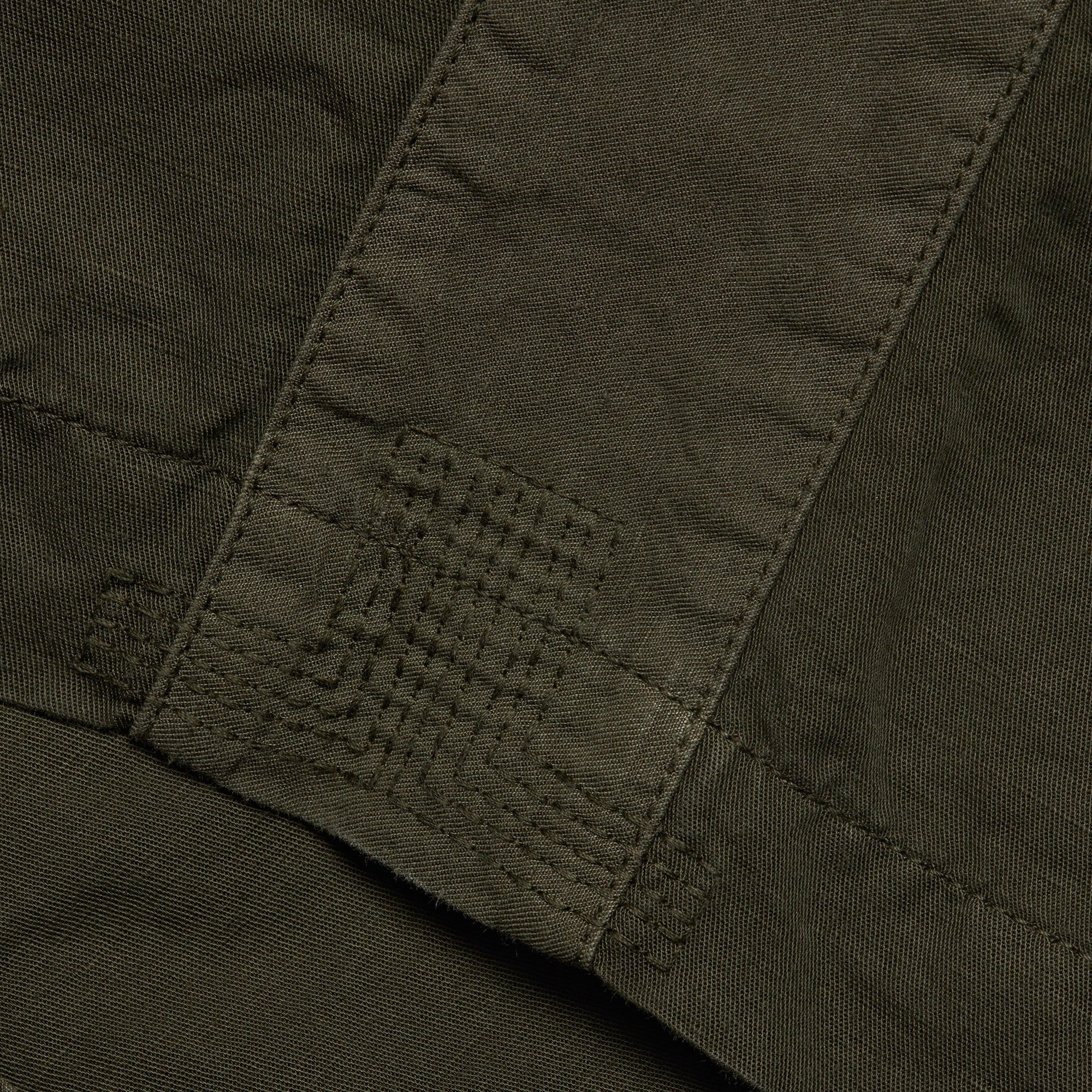 Palm Relaxed Fit Garment Dye Cotton-Linen Shorts | Palm