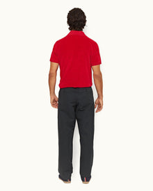 Shadow Relaxed Fit Cotton-Linen Trousers | Shadow