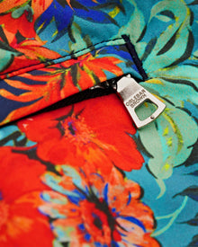 Multi Anemone Drawcord Mid-Length Swim Shorts | Multicolour