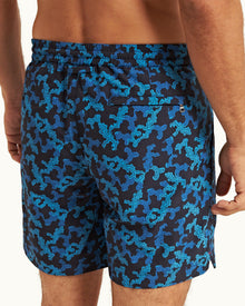 Dark Sapphire Current Drawcord Mid-Length Swim Shorts | Dark Sapphire