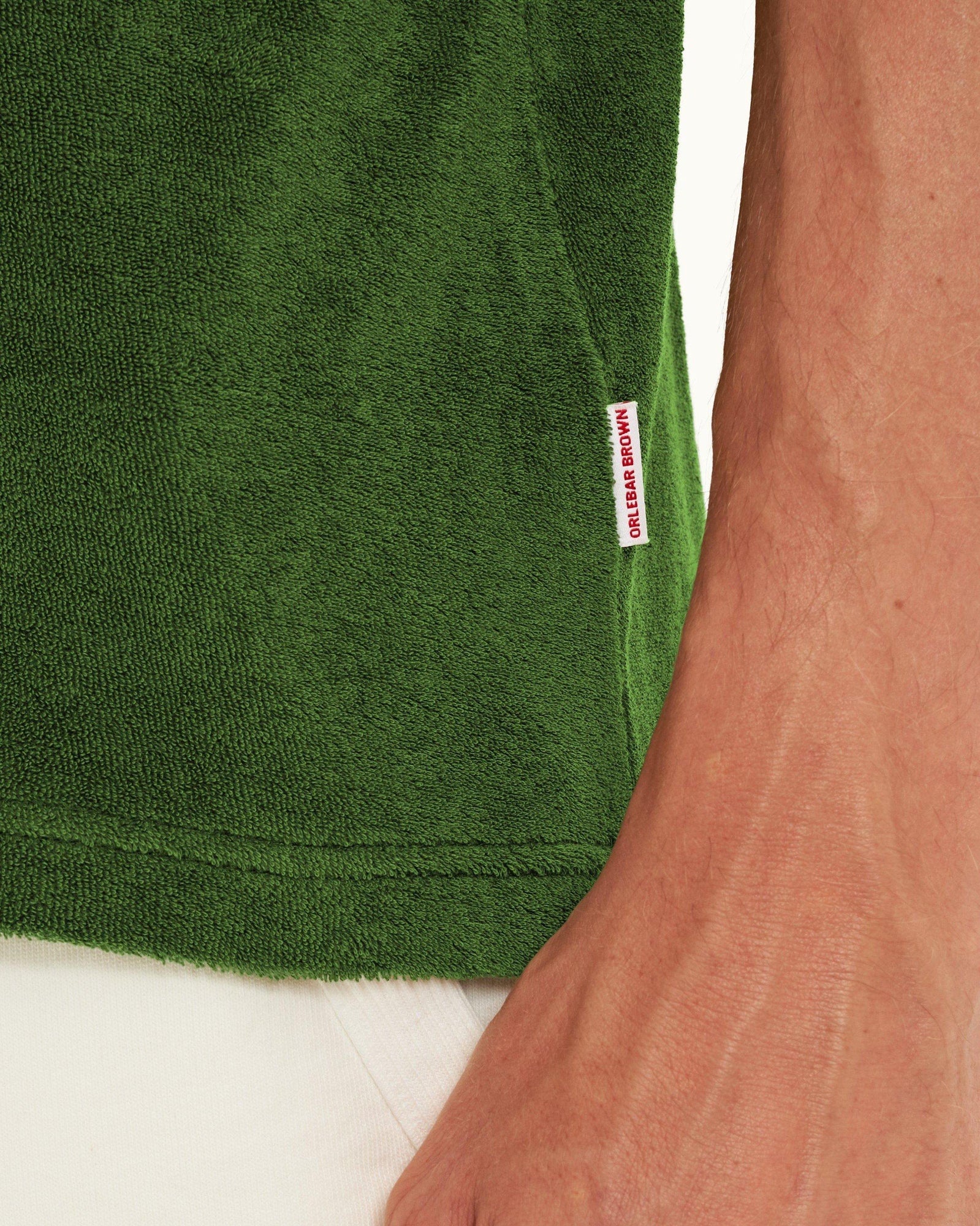 Terry Towelling Conifer Tailored Fit Towelling Resort Polo Shirt | Conifer