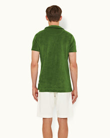 Terry Towelling Conifer Tailored Fit Towelling Resort Polo Shirt | Conifer