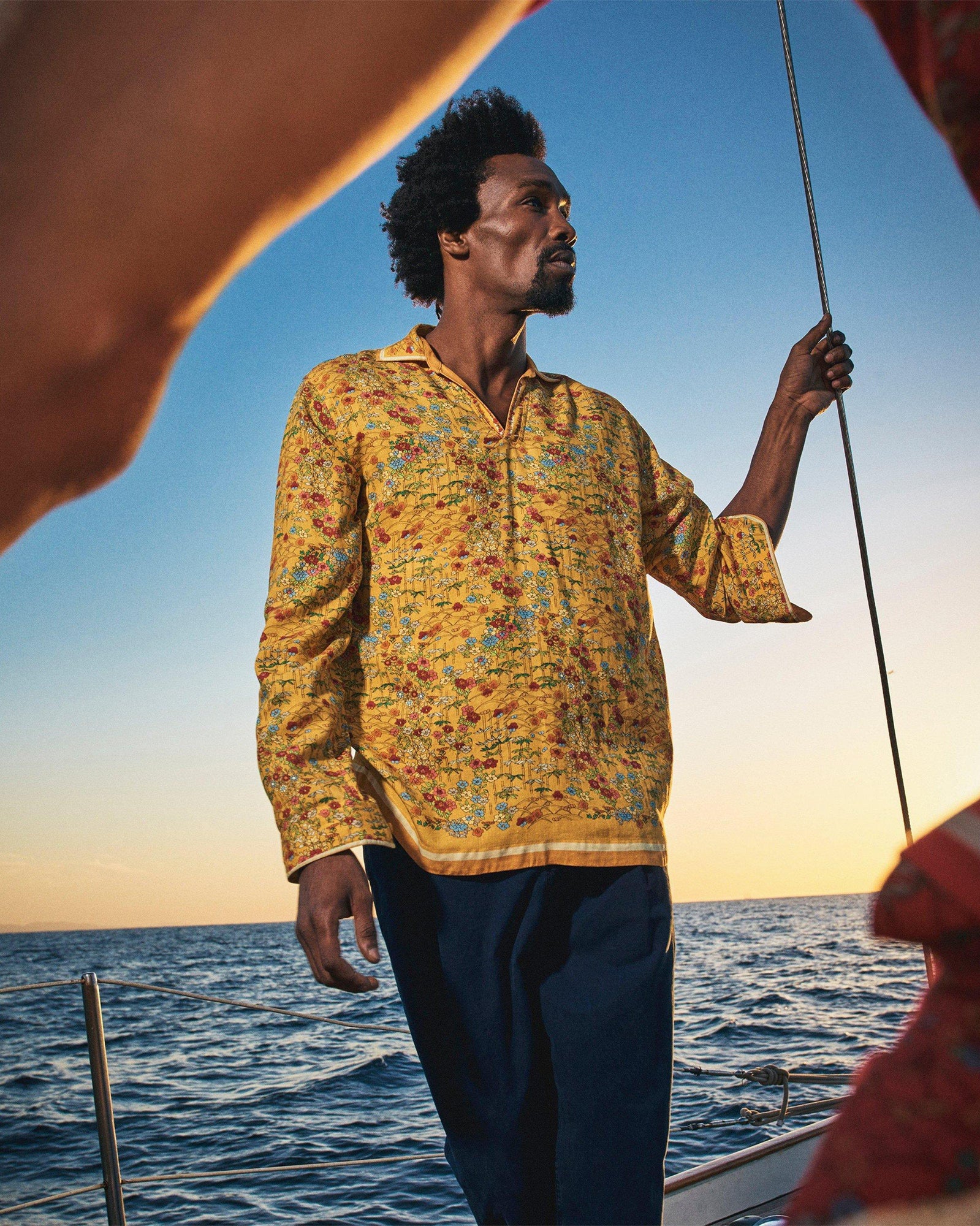 Bright Gold Solo Fantasy Relaxed Fit Overhead Shirt | Bright Gold