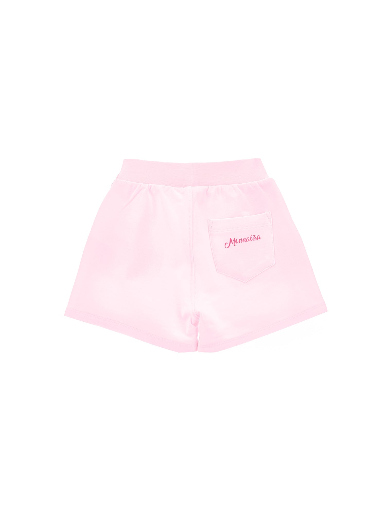 Girls | Peach Blossom Sweatshirt Shorts | FairyTale Pink