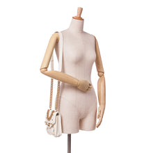 Chanel | Pre-Owned Mini Aged Calfskin City School Flap - I | White/Ivory