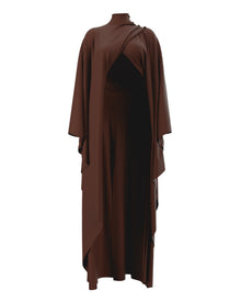 OVU Knit Cape | Coffee