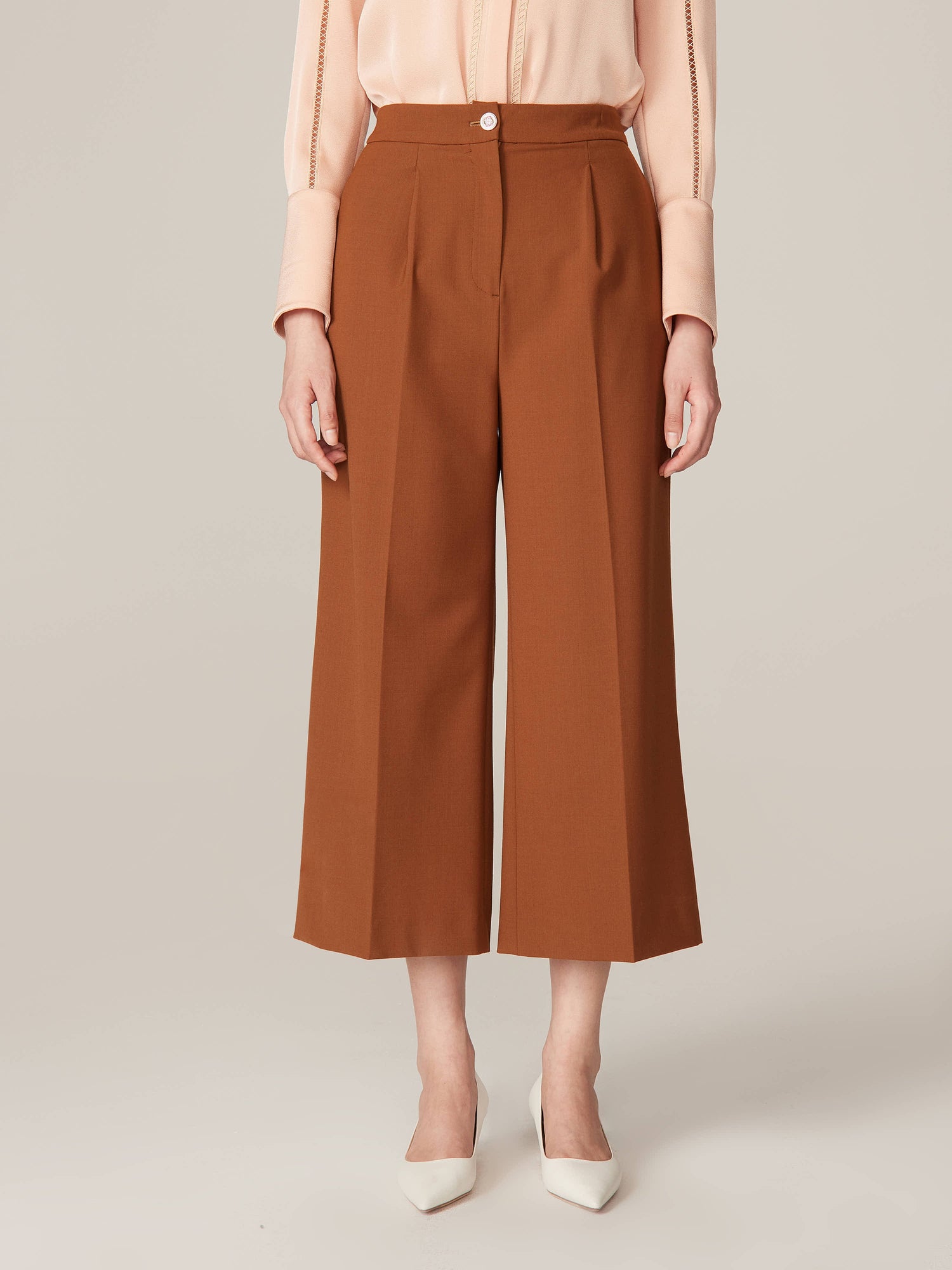 Midi Skirt | Brown