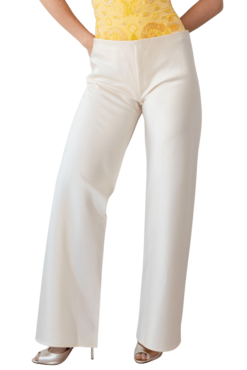 Olivette Satin Pants - Oat - Self - Adore