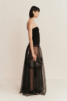 Omnia Strapless Top | Black
