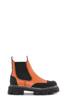 Orange Black Cleated Chelsea Boot | Orangeade