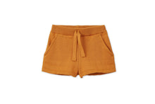 Unisex | Organic Knit Shorts | Dark Ochre