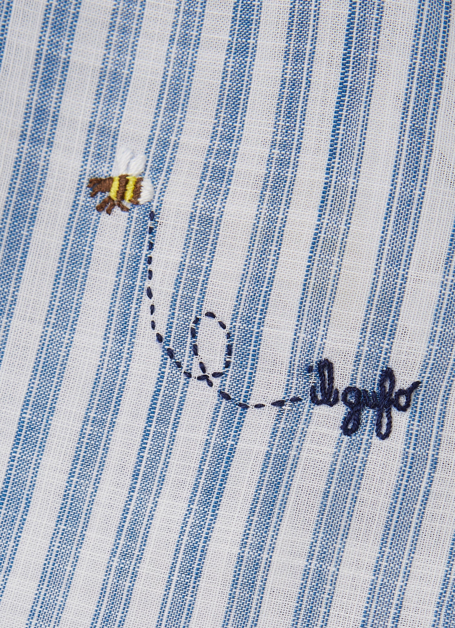 Girls Striped Outfit with Embroidery | Aviatore