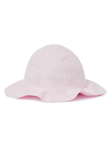 Hat with Bow | Pearl Pink