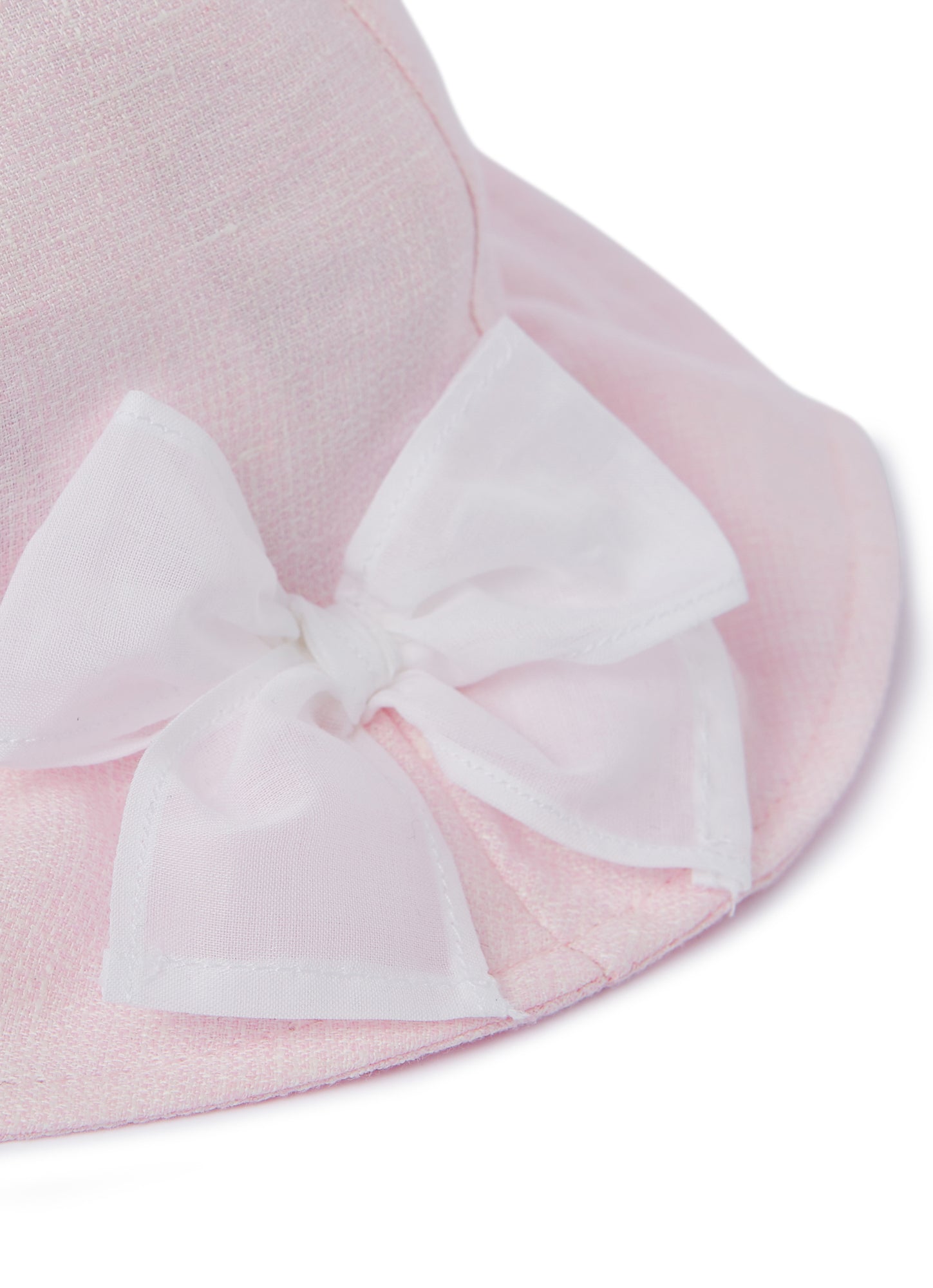 Hat with Bow | Pearl Pink