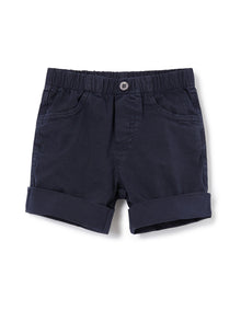 Gabardine Bermuda Shorts | Blue