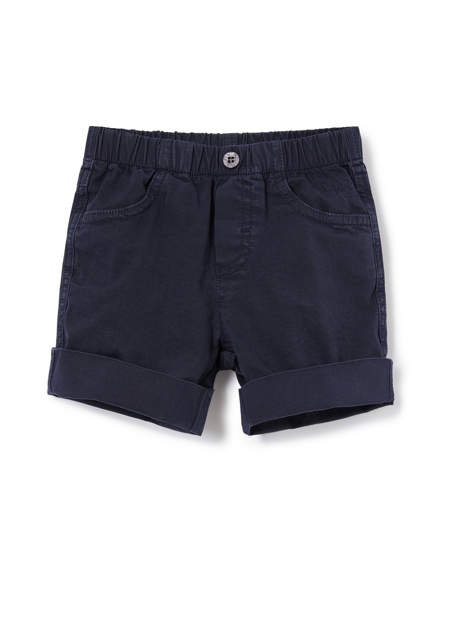 Gabardine Bermuda Shorts | Blue
