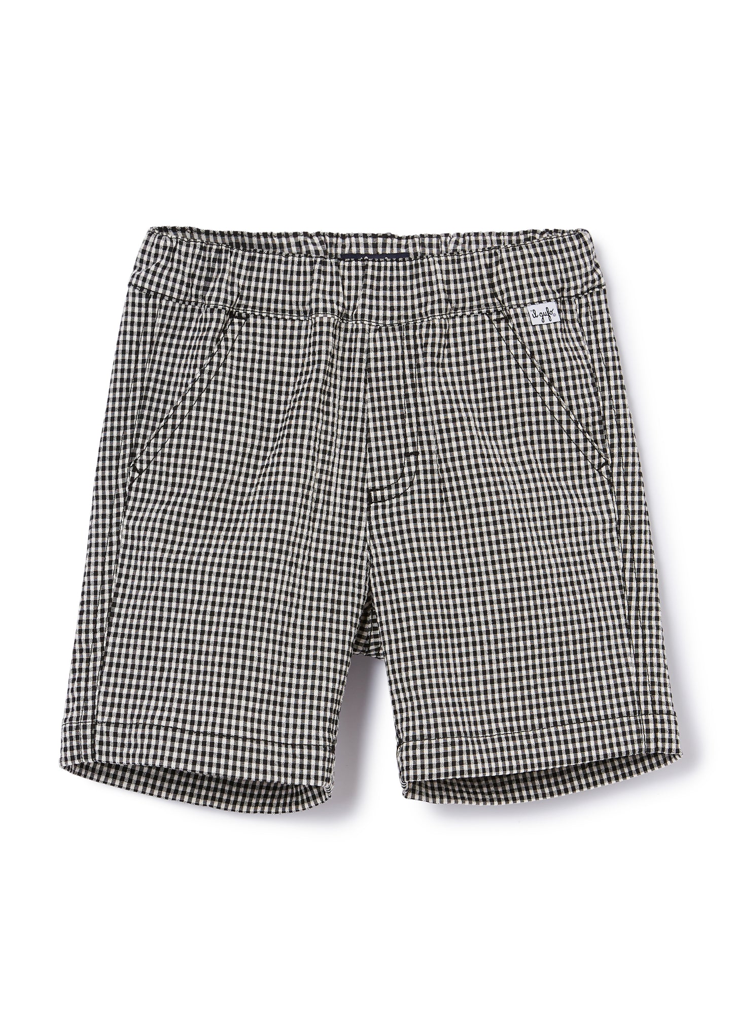 Check Bermuda Shorts | Black