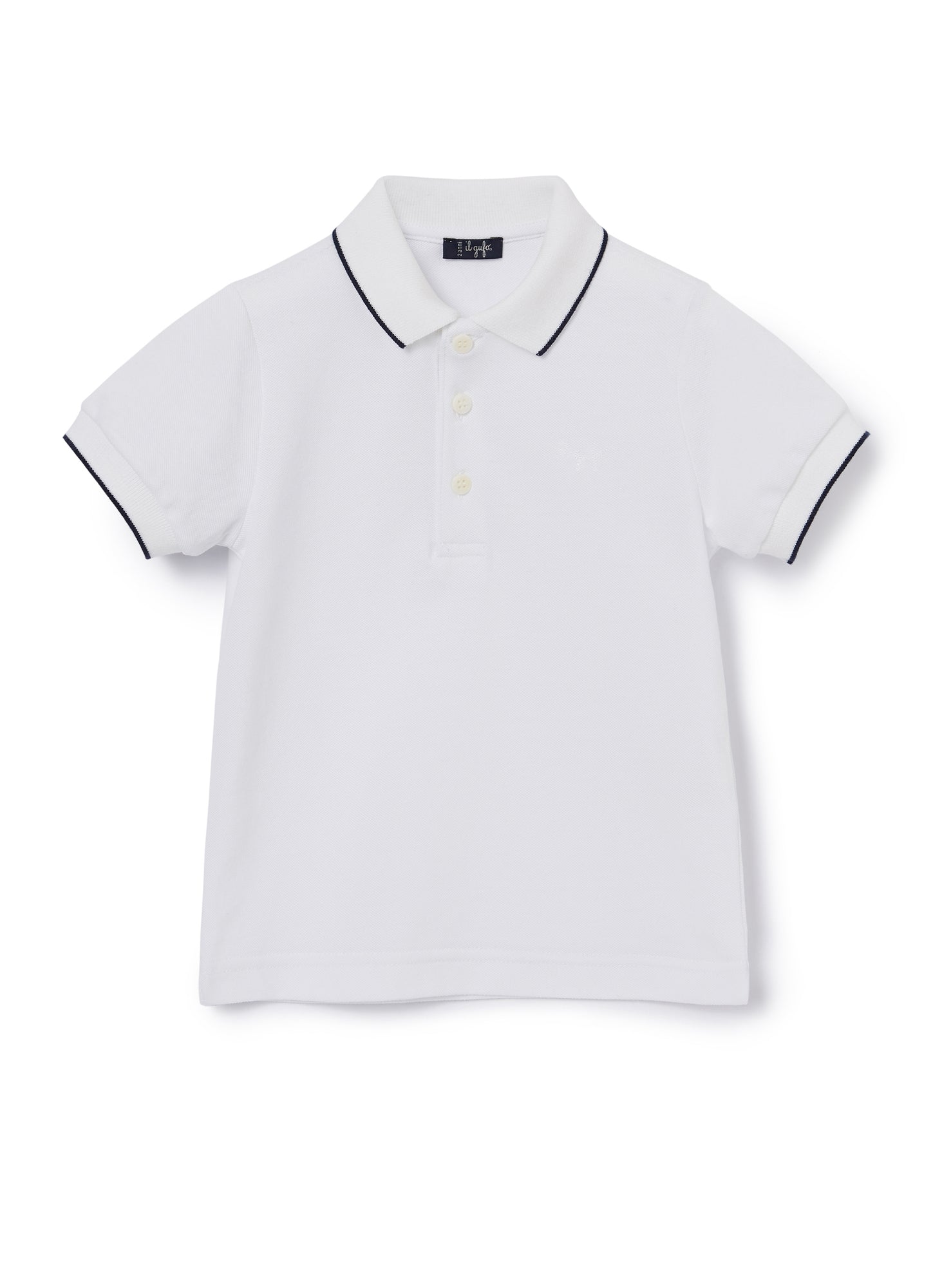 Polo Shirt | White/Blue