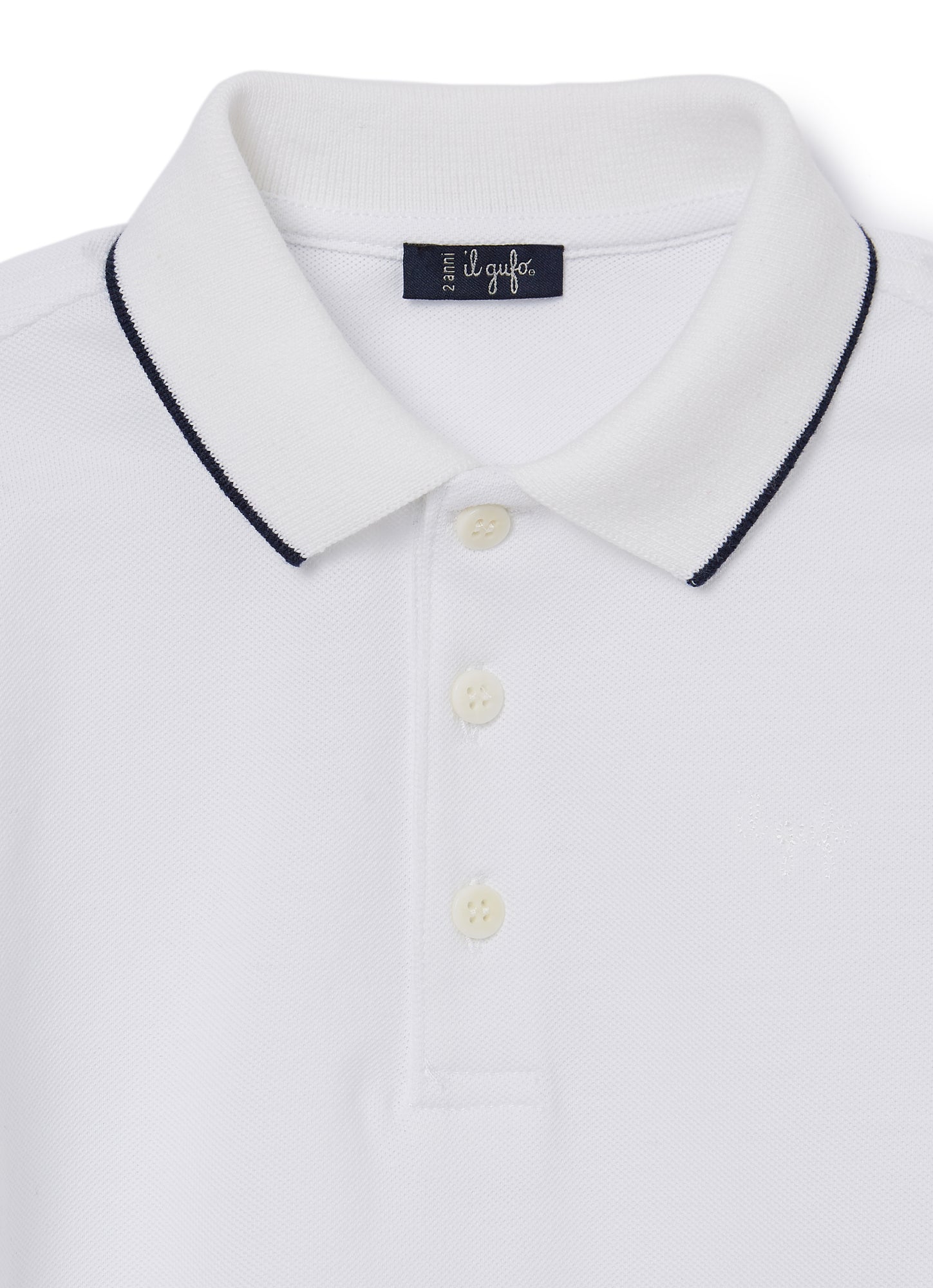 Polo Shirt | White/Blue