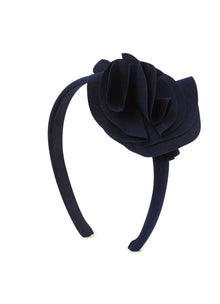 Hair Band with Flower | Blue