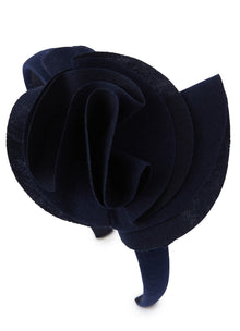 Hair Band with Flower | Blue