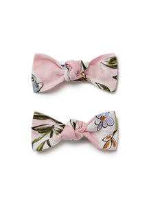 Hairclips with Knot | Pearl Pink