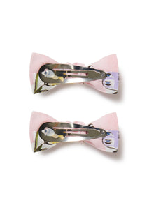Hairclips with Knot | Pearl Pink